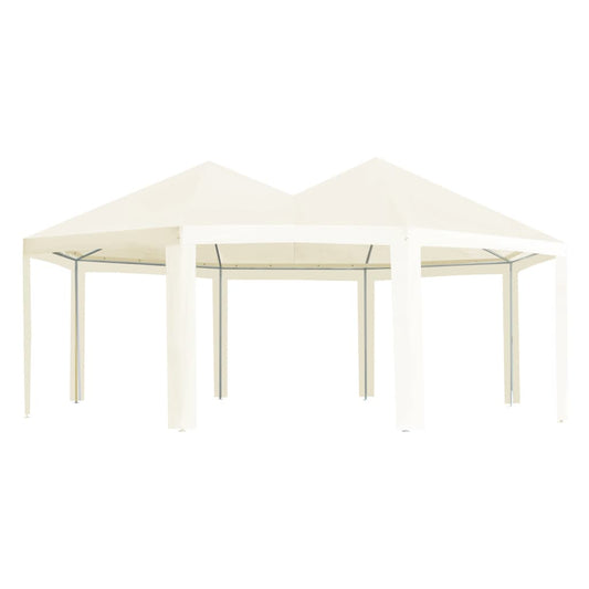 Outdoor Gazebo Cream 236.2"x173.2"x129.9"