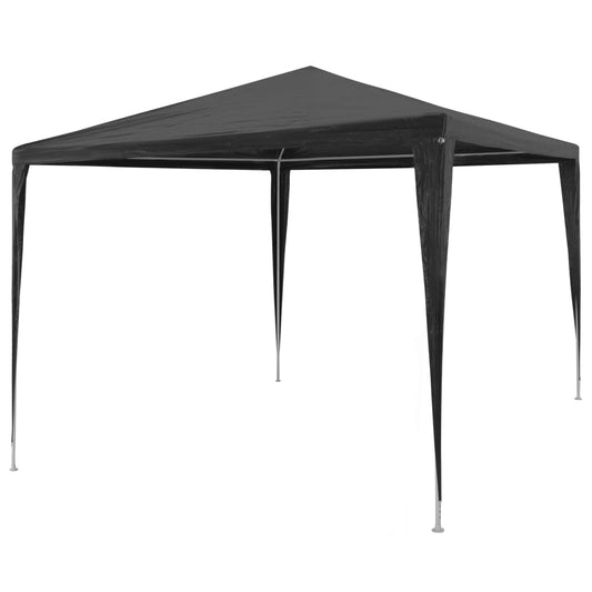 Party Tent PE Anthracite 9'10"x9'10"