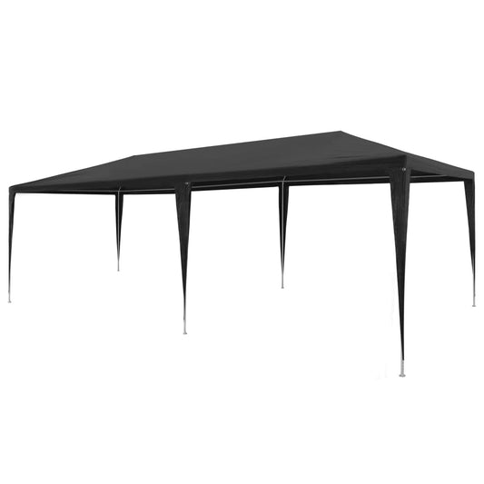 Party Tent PE Anthracite 9'10"x19'8"