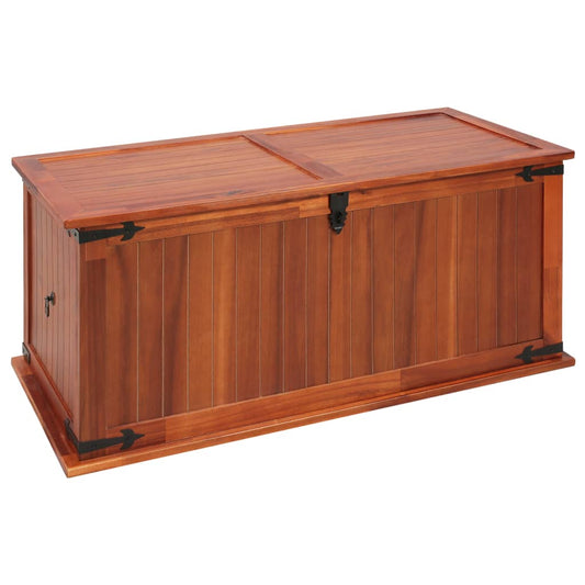 Storage Chest 31.1"x13.4"x12.6" Solid Acacia Wood