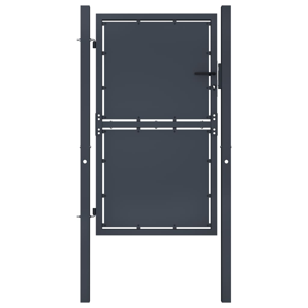 Garden Gate Steel 39.4"x78.7" Anthracite