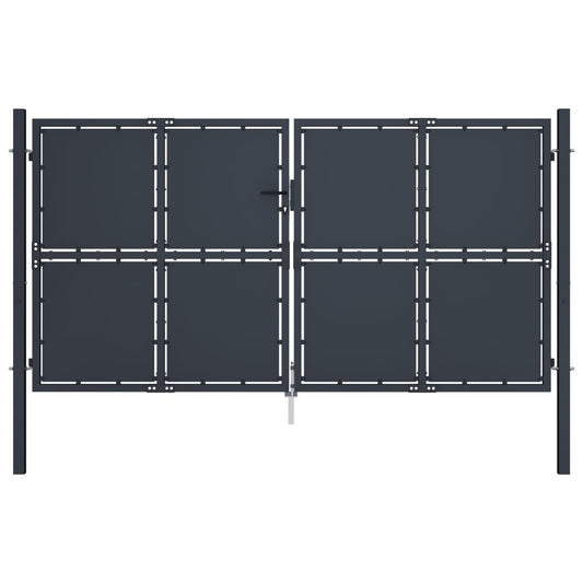 Garden Gate Steel 118.1"x68.9" Anthracite