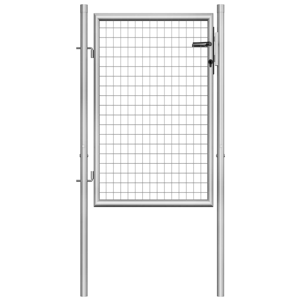 Garden Gate Galvanized Steel 41.3"x59.1" Silver