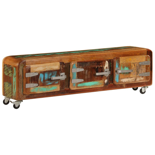 TV Cabinet 47.2"x11.8"x14.6" Solid Reclaimed Wood