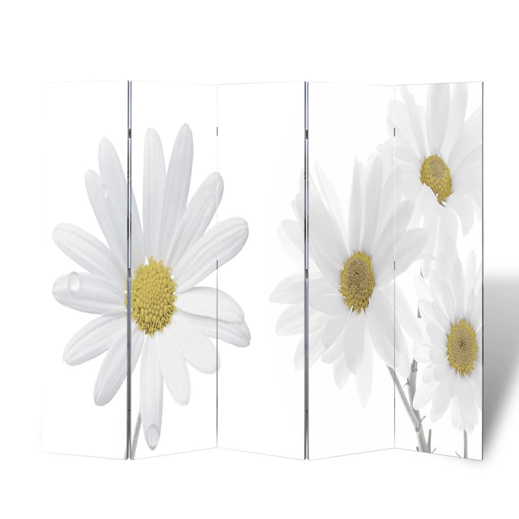Folding Room Divider 78.7"x66.9" Flower