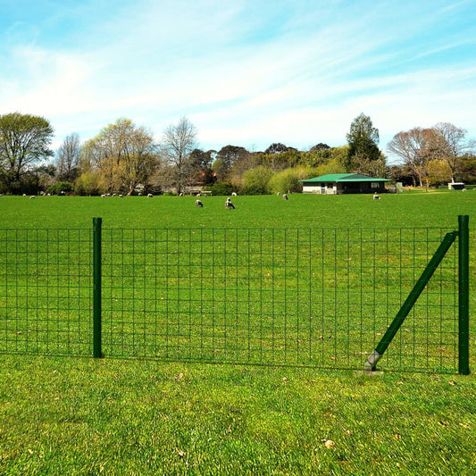Euro Fence Steel 82ft x 3.9ft Green
