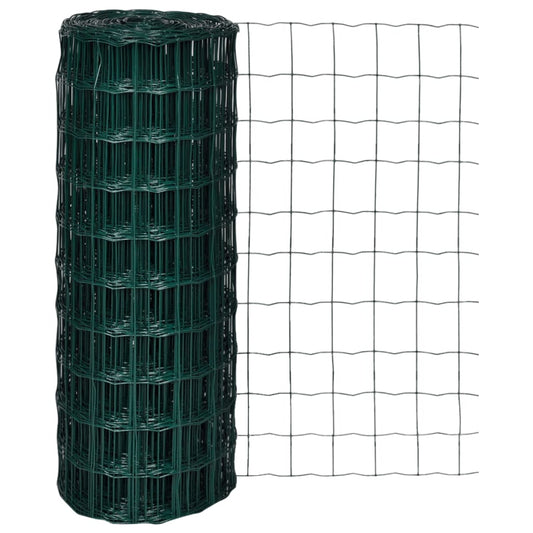 Euro Fence Steel 32.8ft x 3.3ft Green