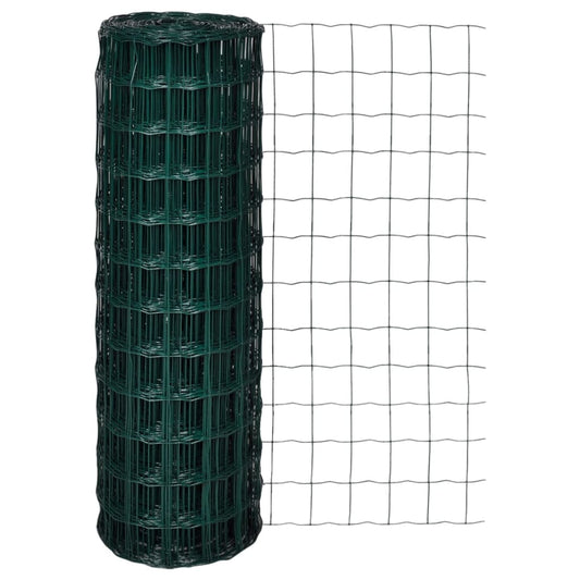 Euro Fence Steel 32.8ft x 3.9ft Green