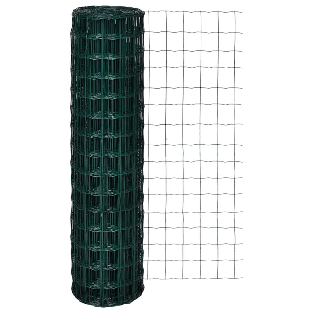 Euro Fence Steel 32.8ft x 4.9ft Green