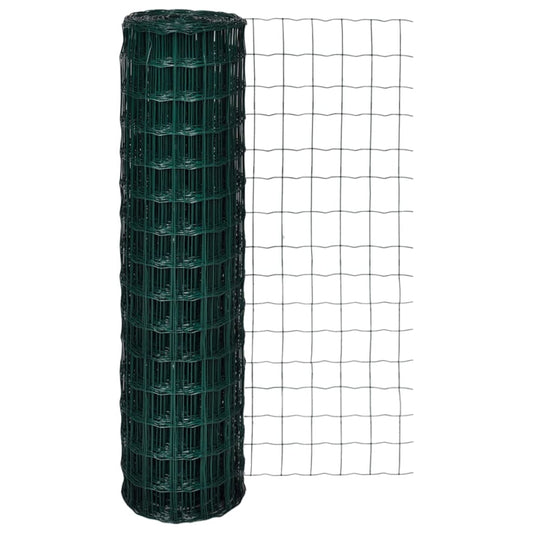 Euro Fence Steel 32.8ft x 4.9ft Green