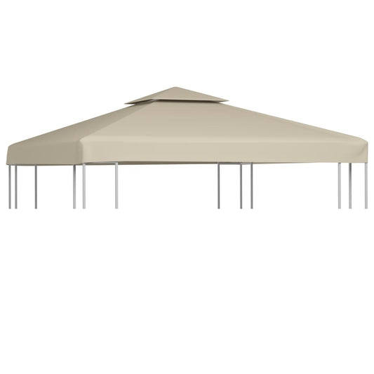 Gazebo Cover Canopy Replacement 9.14 oz/yd² Beige 10'x10'