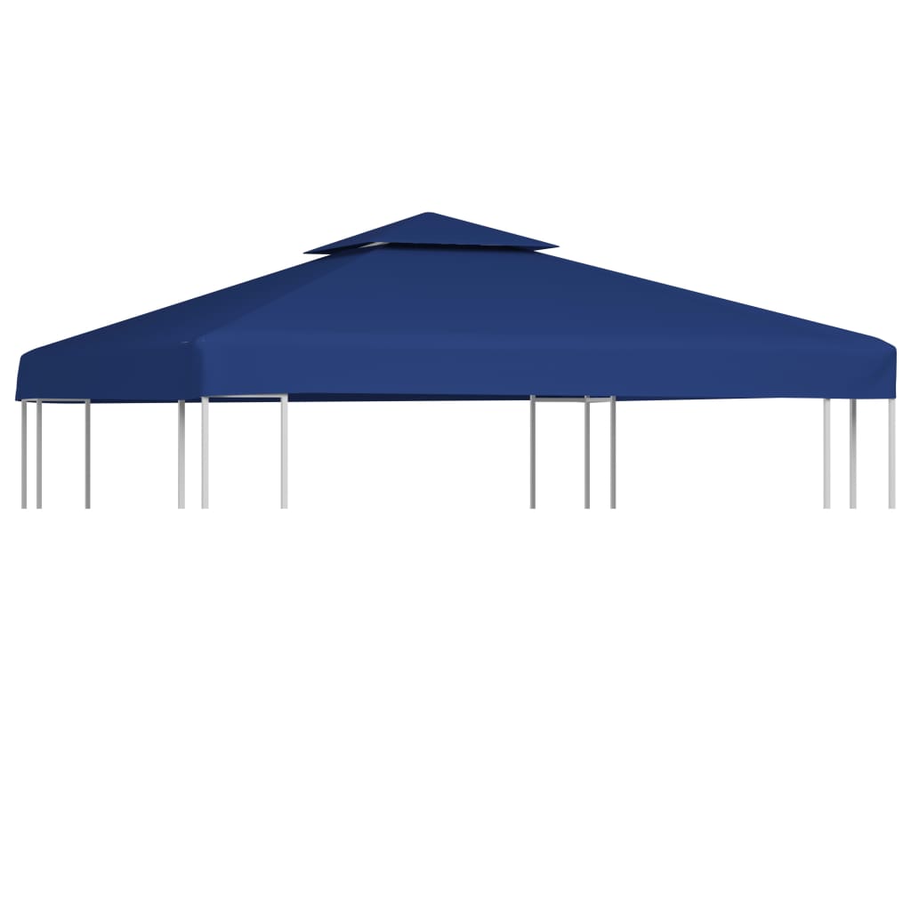 Gazebo Cover Canopy Replacement 9.14 oz/yd² Dark Blue 10'x10'