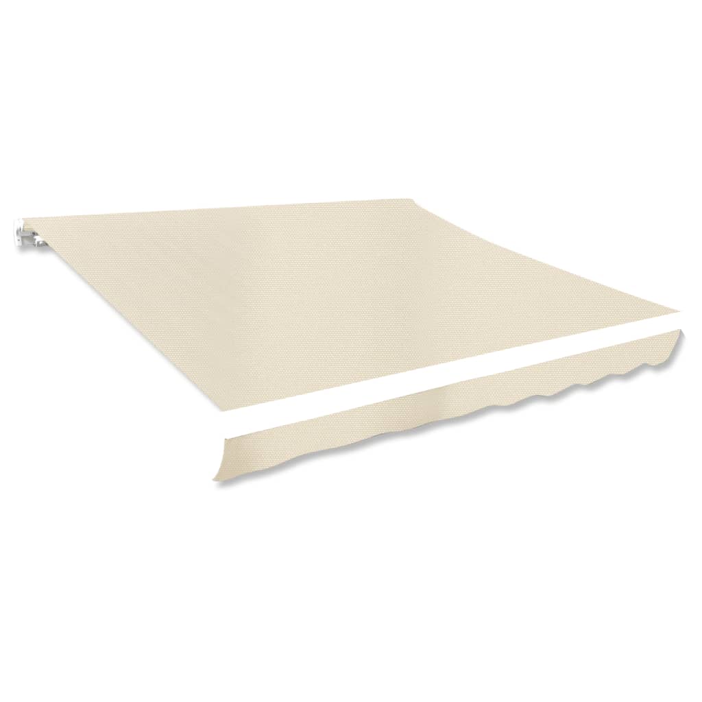 Awning Top Sunshade Canvas Cream 9.8'x8.2' (Frame Not Included)