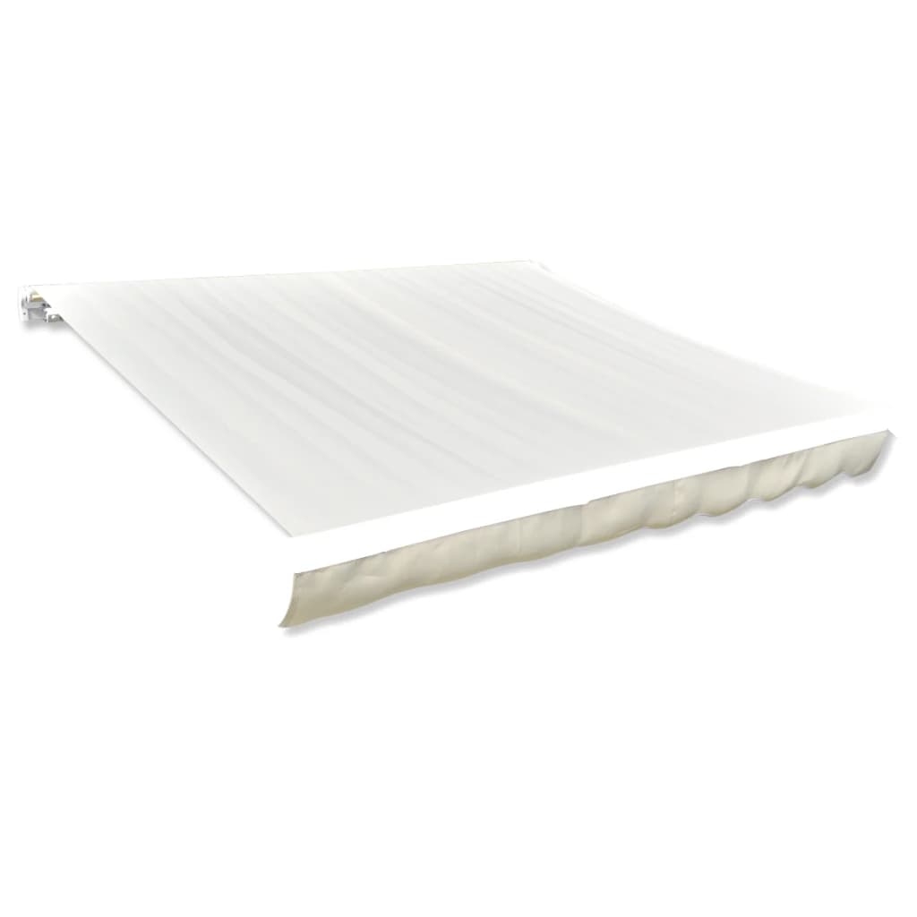 Awning Top Sunshade Canvas Cream 13.1'x9.8' (Frame Not Included)