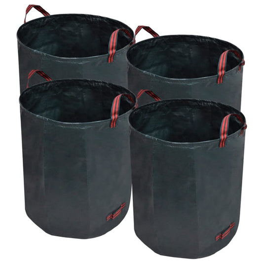 Garden Waste Bag Dark Green 4 pcs 71 gal lqd 4.42 oz/yd²