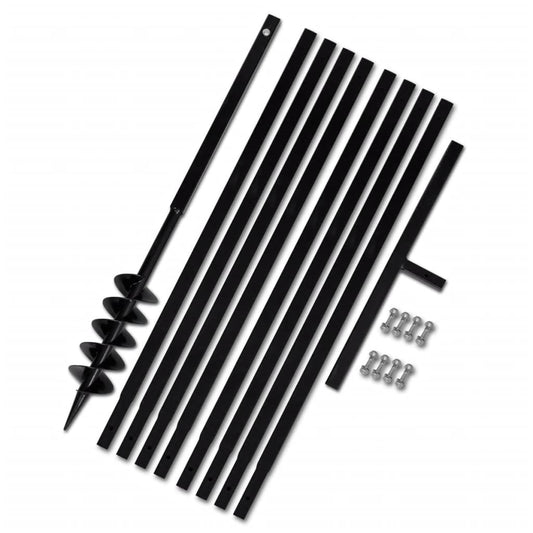 Ground Drill Handle 3.94" with Extension Tube 29'6" Steel