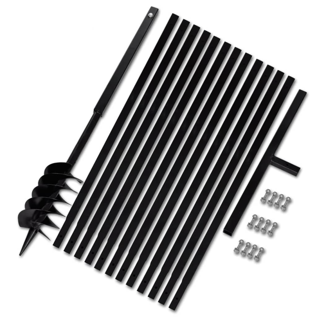 Ground Drill Handle 4.72" with Extension Tube 42'7" Steel