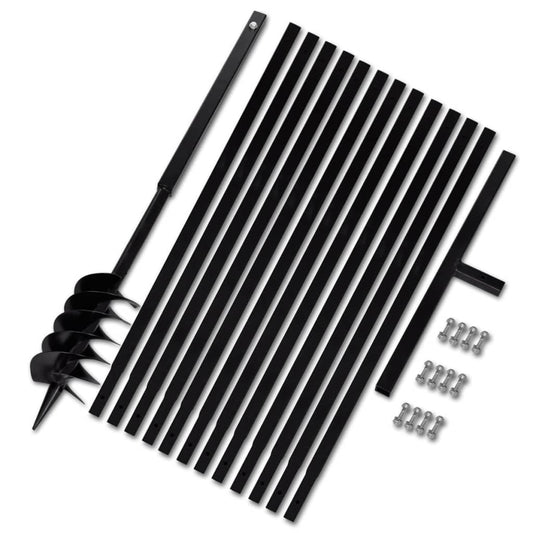 Ground Drill Handle 4.72" with Extension Tube 42'7" Steel