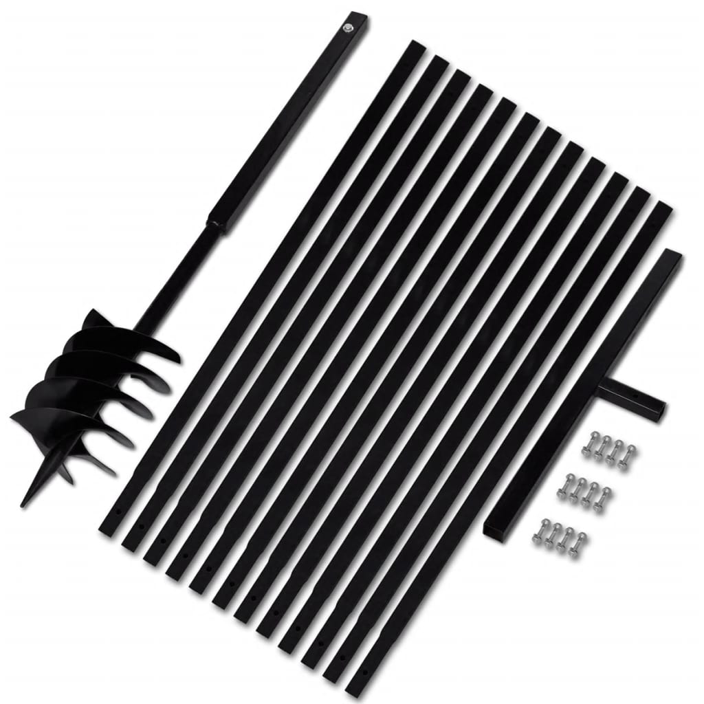 Ground Drill Handle 7.09" with Extension Tube 42'7" Steel