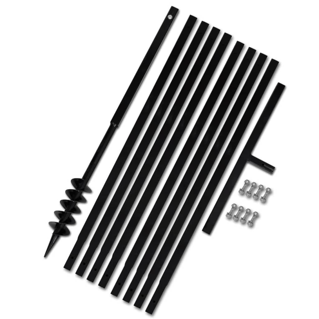 Ground Drill Handle 3.15" with Extension Tube 29'6" Steel