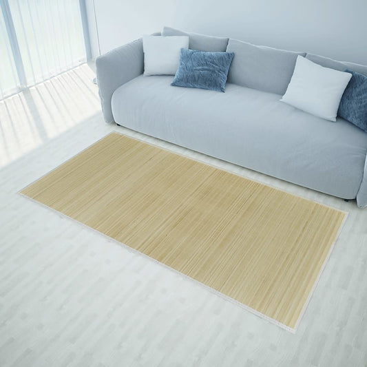 Rectangular Natural Bamboo Rug 31.5" x 78.7"