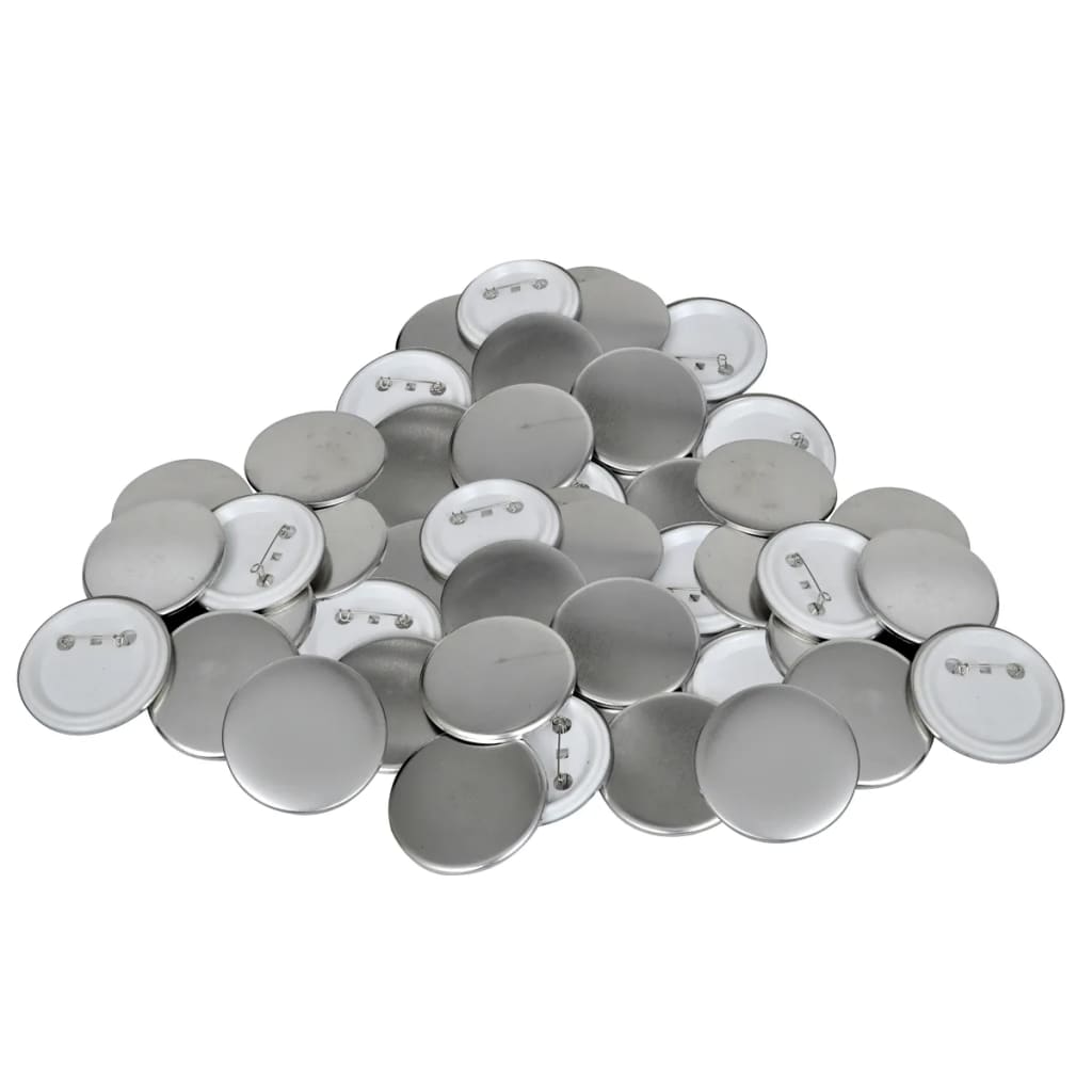 500 pcs PinBack Button Parts 1"