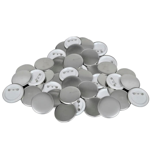 500 pcs PinBack Button Parts 1"