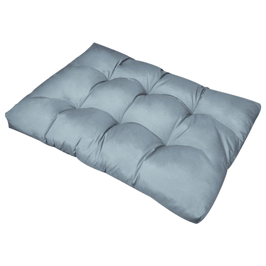 Seat Cushion Upholstered 47.2"x31.5"x3.9" Gray
