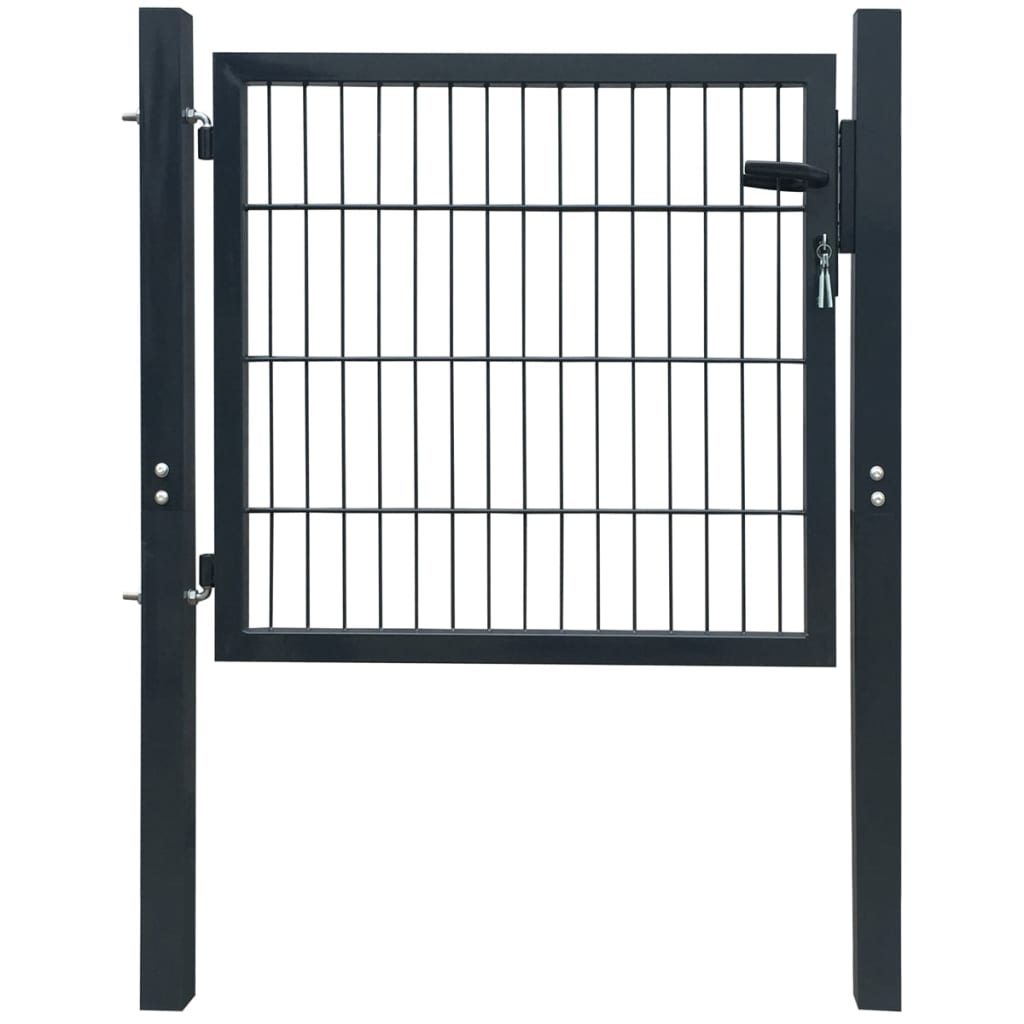 2D Fence Gate (Single) Anthracite Gray 41.7" x 51.2"