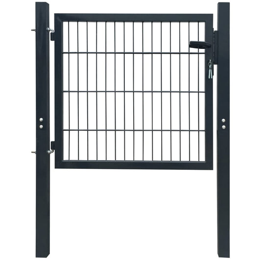 2D Fence Gate (Single) Anthracite Gray 41.7" x 51.2"