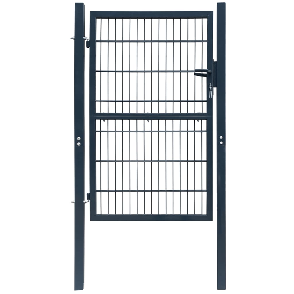 2D Fence Gate (Single) Anthracite Gray 41.7" x 66.9"