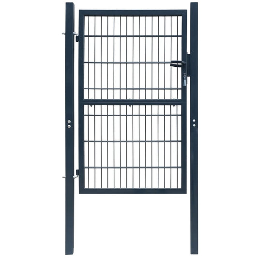 2D Fence Gate (Single) Anthracite Gray 41.7" x 82.7"