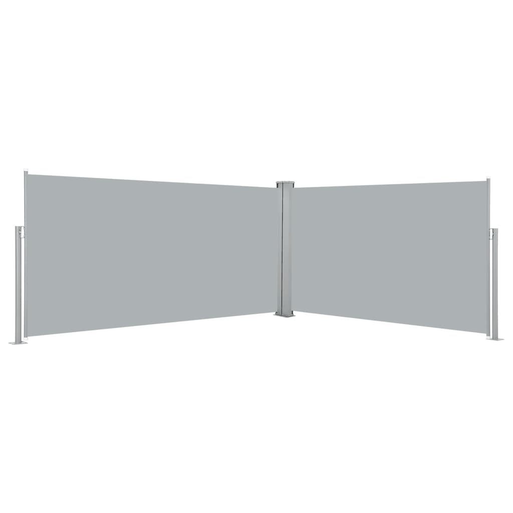Retractable Side Awning 63"x236" Gray