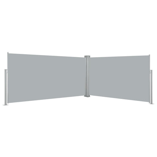Retractable Side Awning 63"x236" Gray
