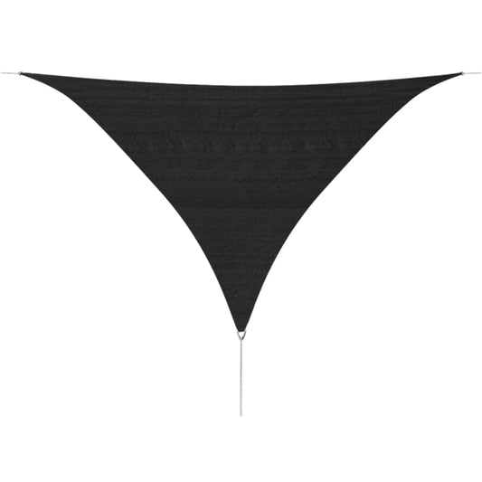 Sunshade Sail HDPE Triangular 11.8'x11.8'x11.8' Anthracite