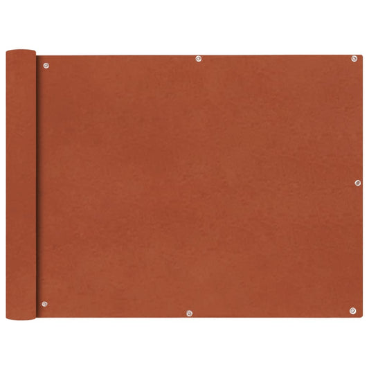 Balcony Screen Oxford Fabric 35.4"x157.4" Terracotta