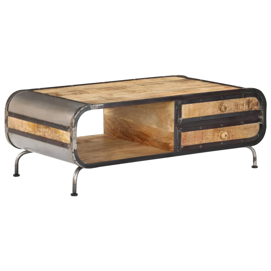 Coffee Table 39.4"x19.7"x13.8" Solid Mango Wood