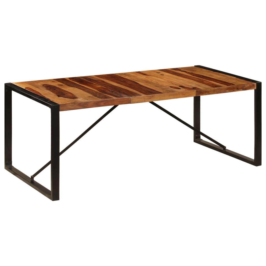 Dining Table 78.7"x39.4"x29.5" Solid Sheesham Wood