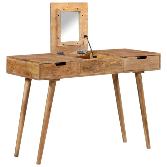 Dressing Table 44"x17.7"x29.9" Solid Mango Wood