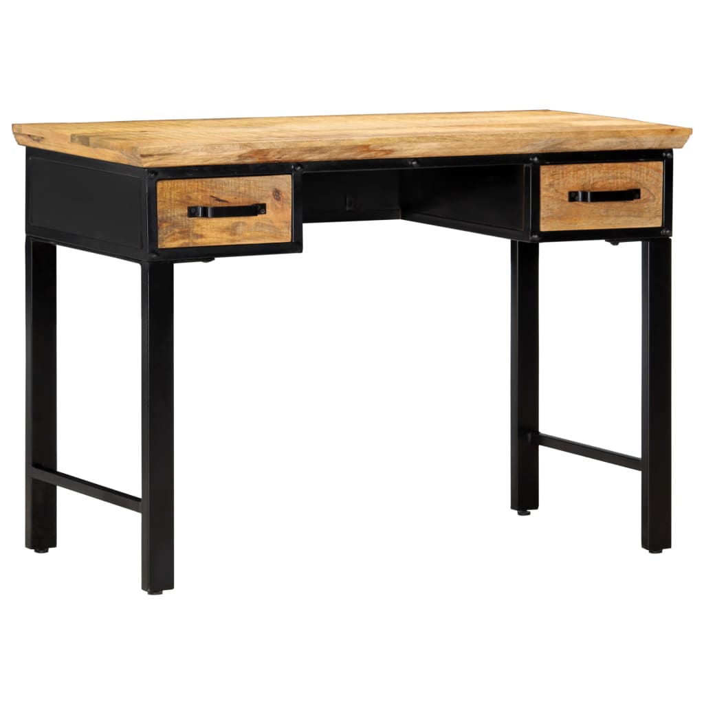 Writing Table 43.3"x19.6"x29.9" Solid Mango Wood