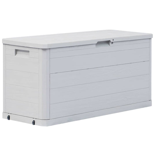 Patio Storage Box 74 gal Light Gray