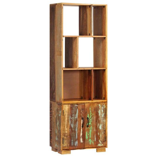 Bookshelf 23.6"x13.8"x70.9" Solid Reclaimed Wood