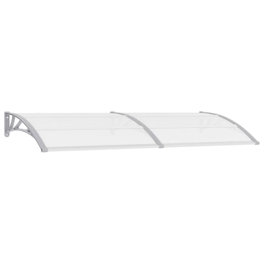 Door Canopy Gray and Transparent94.5"x31.5" PC