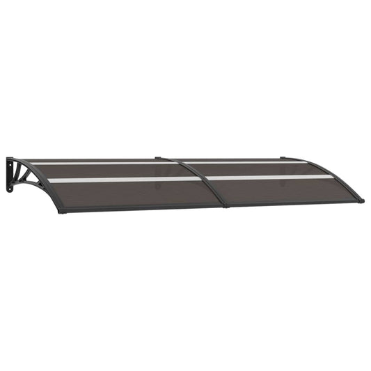 Door Canopy Black 94.5"x31.5" PC