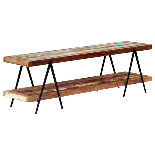 TV Cabinet 63"x15.7"x19.7" Solid Reclaimed Wood