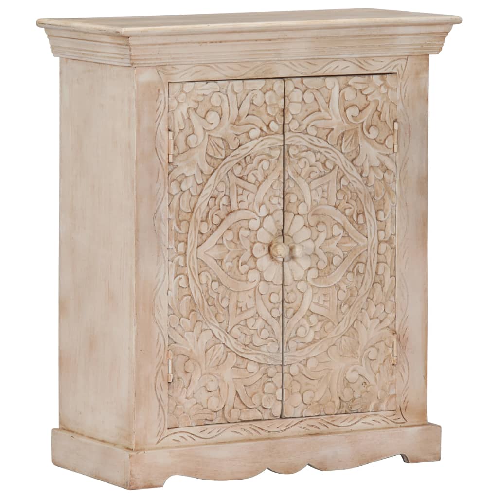 Sideboard 25.6"x11.8"x29.5" Solid Mango Wood