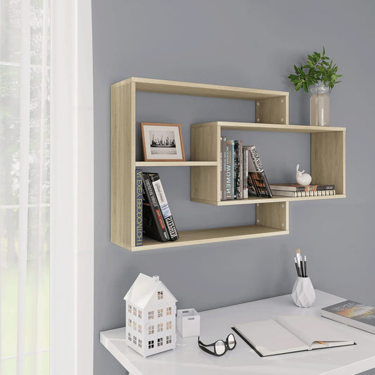 Wall Shelves Sonoma Oak 40.9"x7.9"x23" Engineered Wood