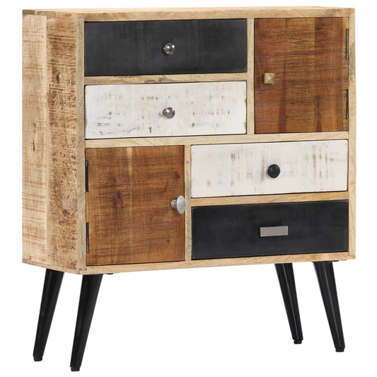 Sideboard 27.6"x11.8"x30.7" Solid Mango Wood