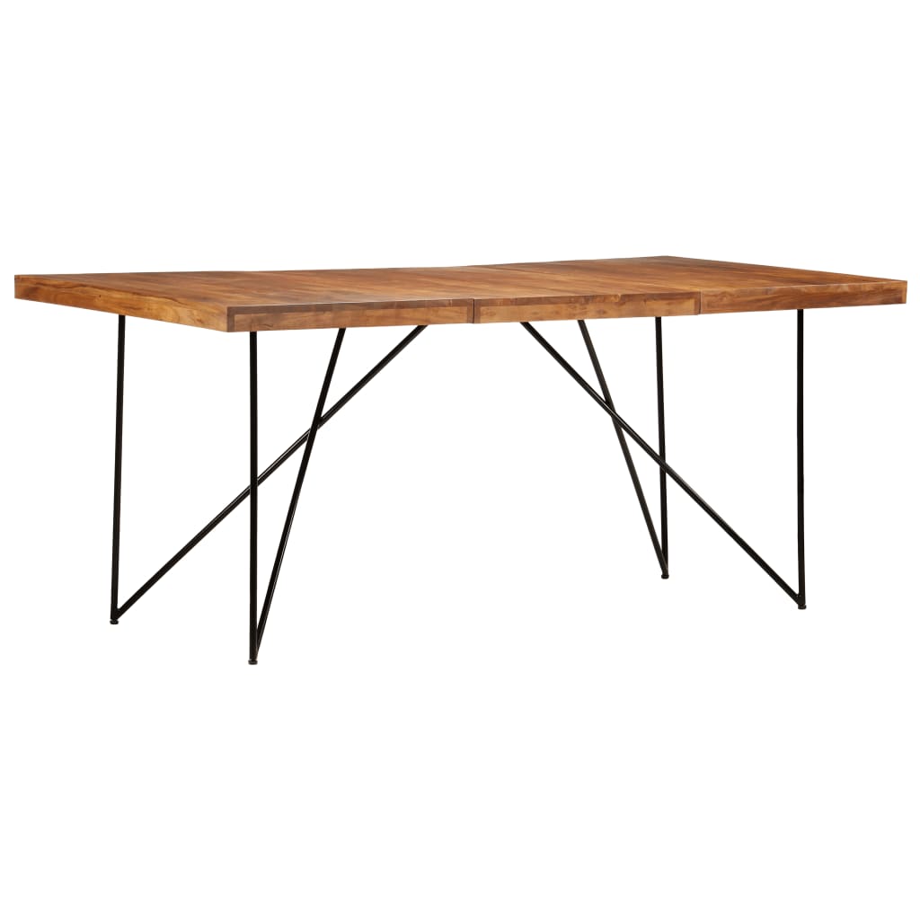 Dining Table 70.9"x35.4"x29.9" Solid Acacia Wood