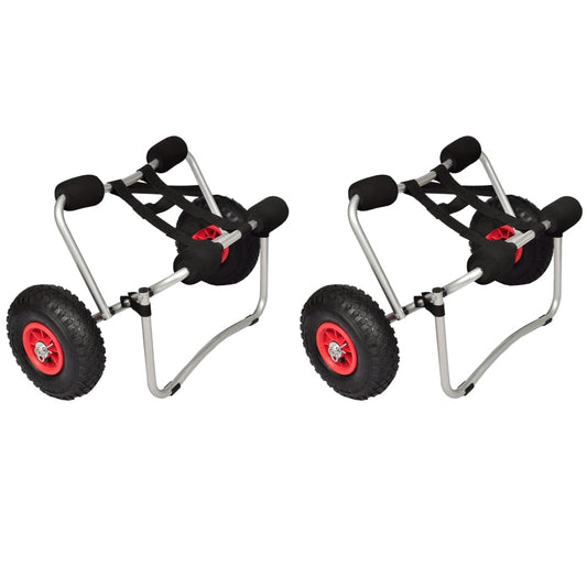 Kayak Trolleys 2 pcs Aluminum